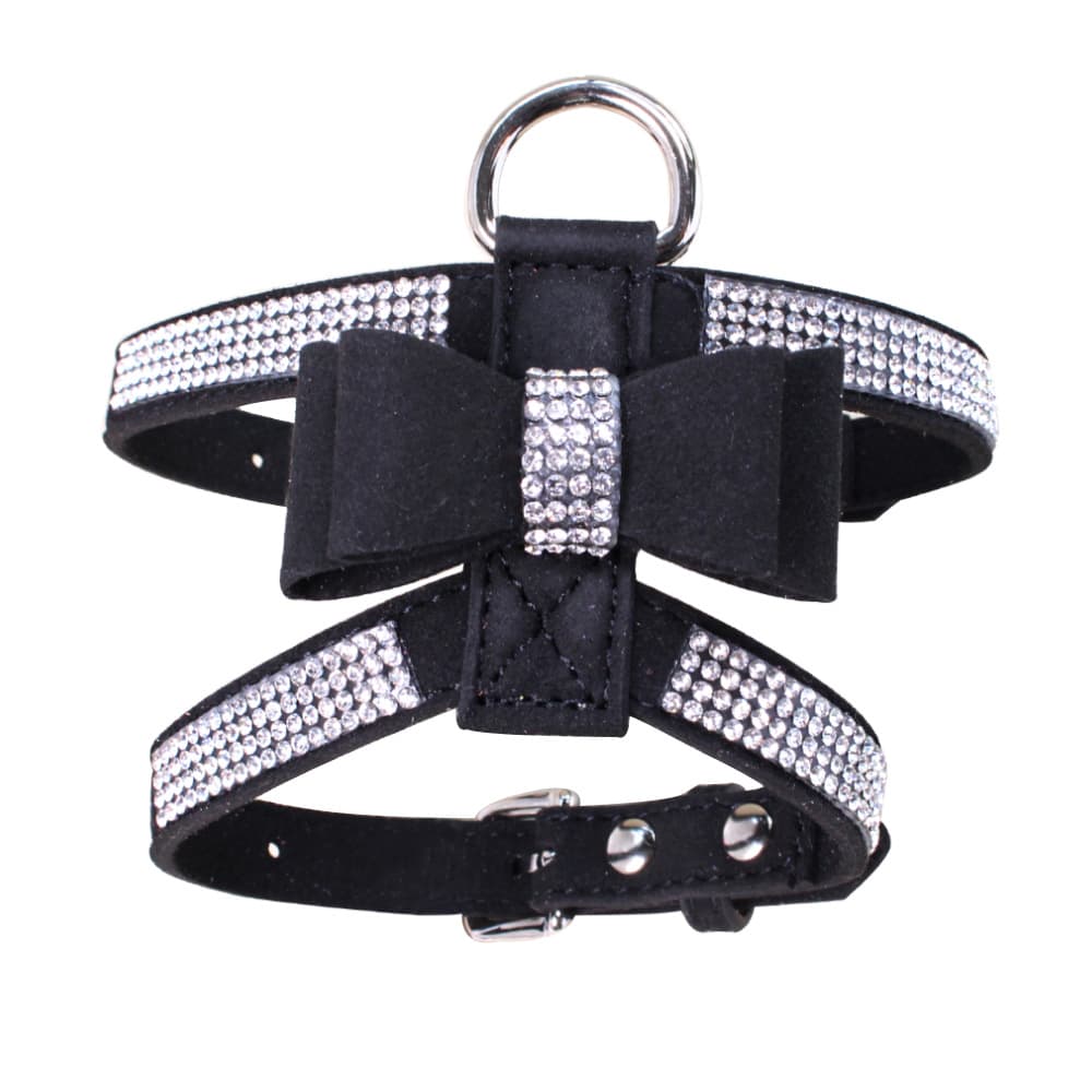 Rhinestone Bling Harness + Leash Set