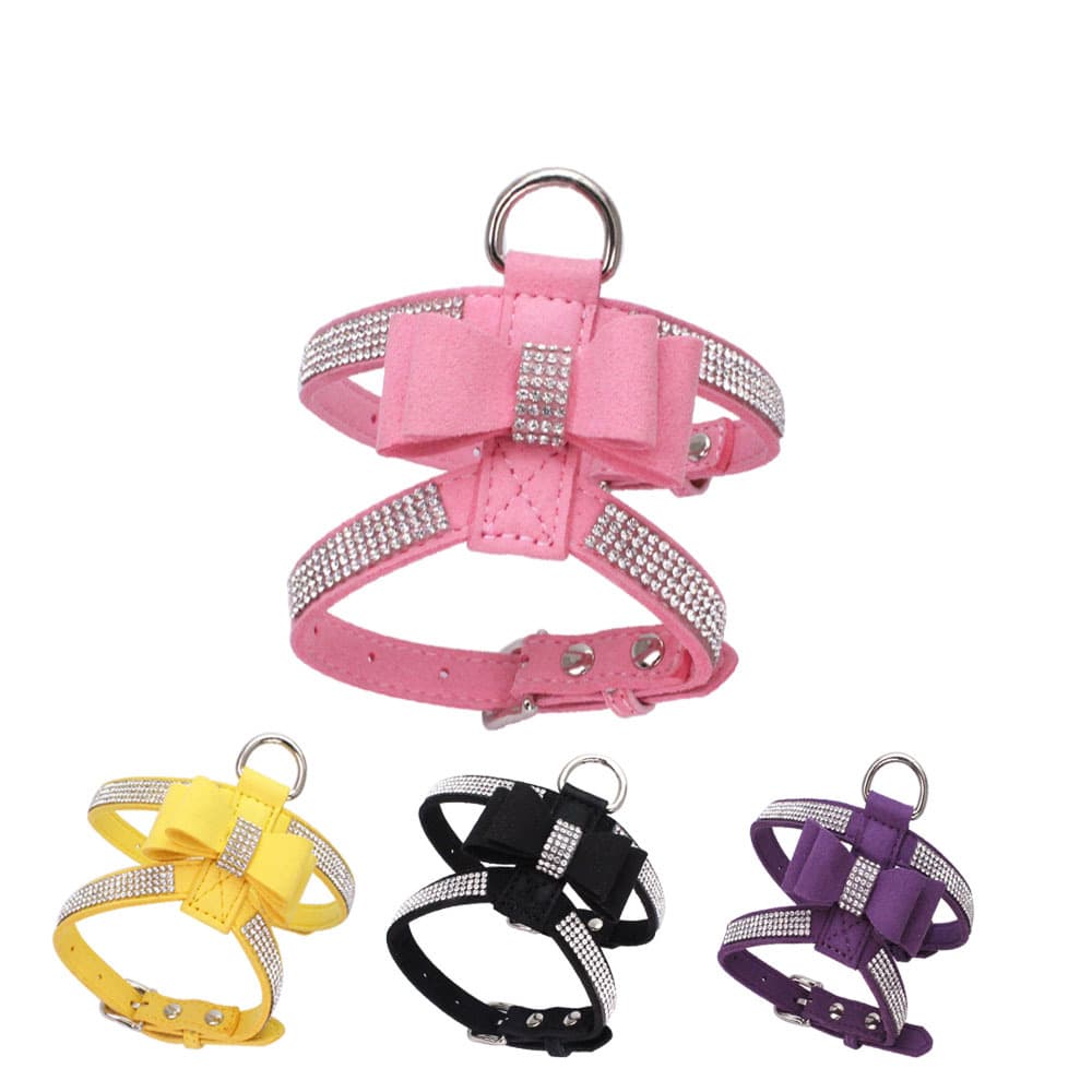 Rhinestone Bling Harness + Leash Set view 3