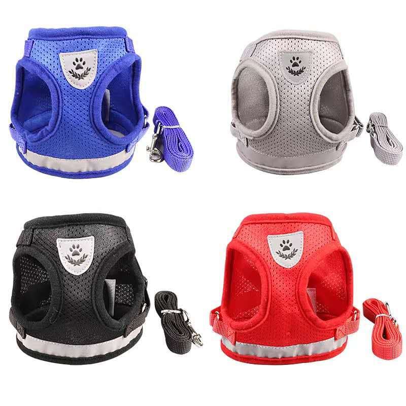 Reflective Vest Harness + Leash Set view 3