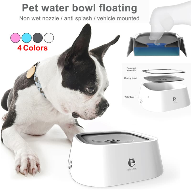No-Spill Floating Pet Bowl