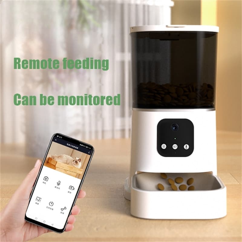 WiFi Smart Auto Feeder — Voice Control view 2