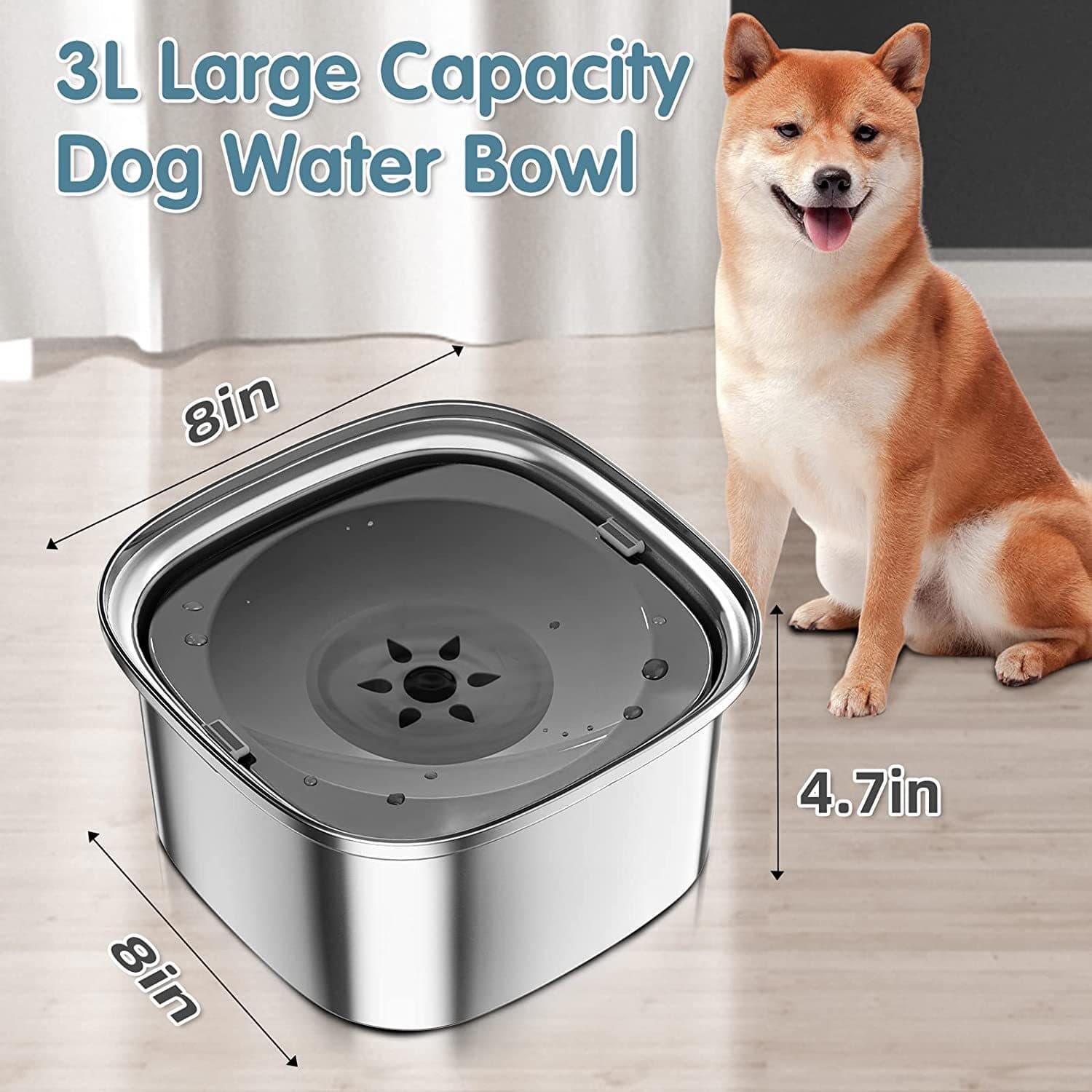 Stainless Steel Floating Water Bowl
