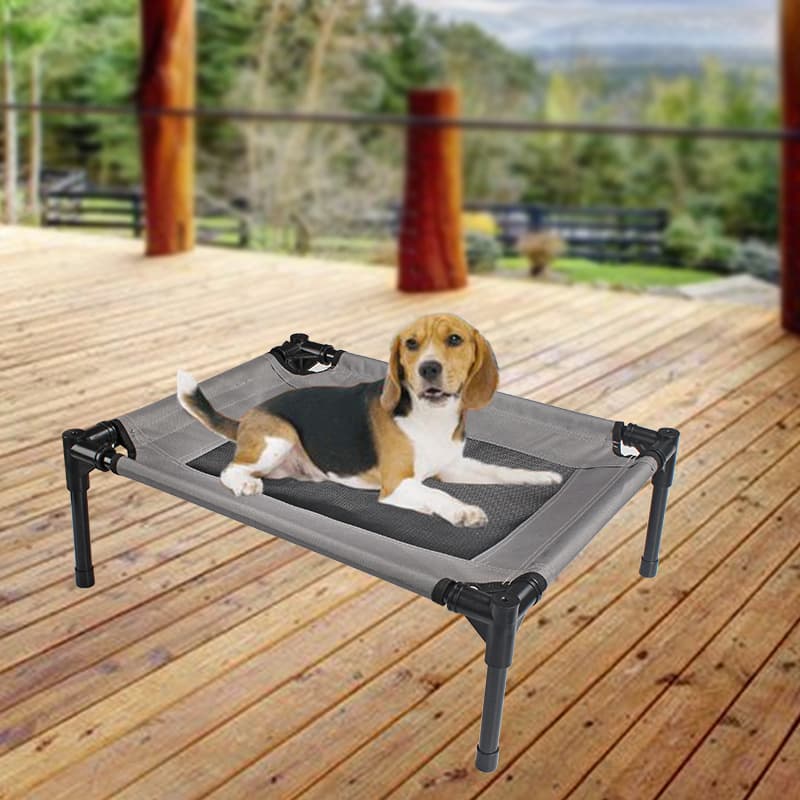 Elevated Trampoline Dog Bed — Breathable