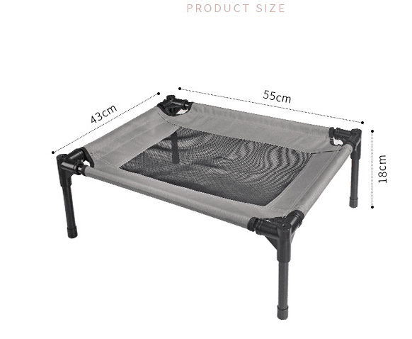 Elevated Trampoline Dog Bed — Breathable view 2