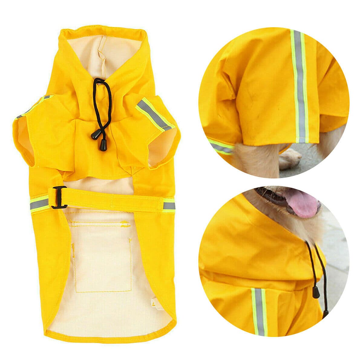 Dachshund Raincoat Poncho — Waterproof view 2