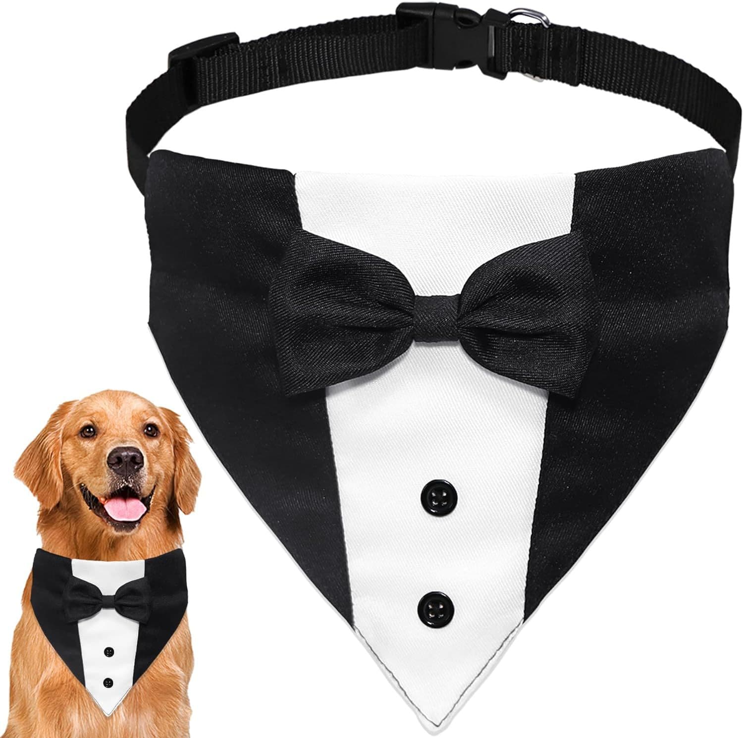 Dog Tuxedo Suit with Bow Tie