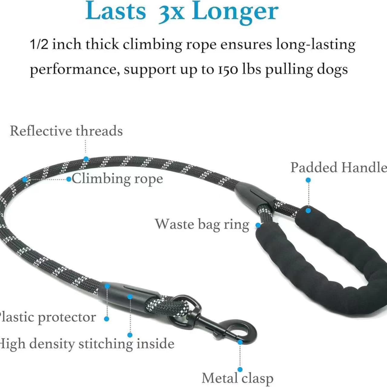 Double Dog Retractable Leash — Walk Two Dogs view 3